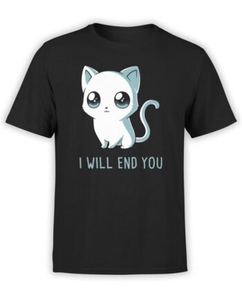 1805 Cute Funny Cat T Shirt Front