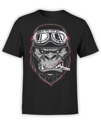 1811 Wild Biker T Shirt Front