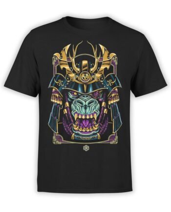 1814 Monster Samurai T Shirt Front