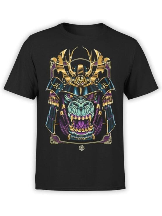 1814 Monster Samurai T Shirt Front