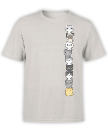 1815 Сute Cats Pyramid T Shirt Front