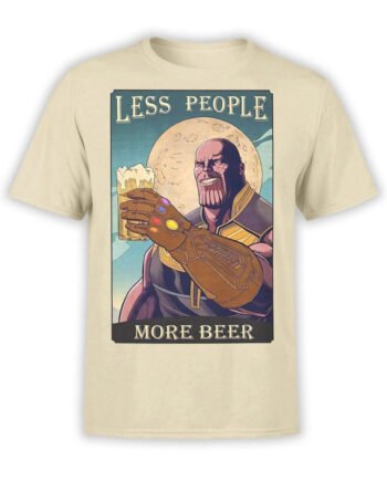 1818 Thanos Beer T Shirt Front