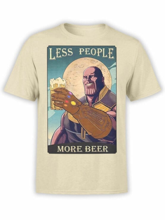 1818 Thanos Beer T Shirt Front
