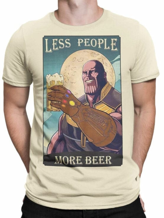 1818 Thanos Beer T Shirt Front Man