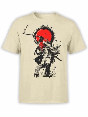 1823 Devil Samurai T Shirt Front