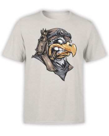 1824 Eagle Pilot T Shirt Front