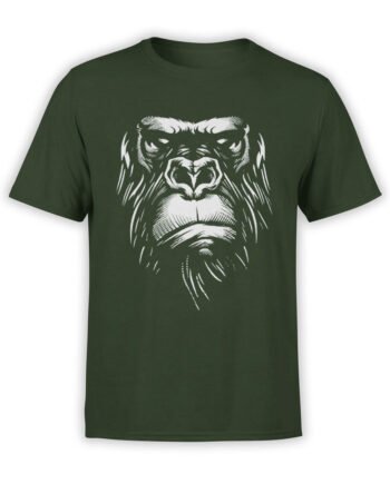 1825 Evil Gorilla T Shirt Front