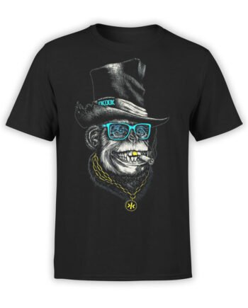 1826 OkDok Mr Monkey T Shirt Front