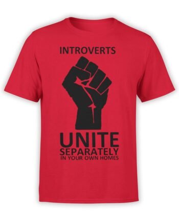 1835 Introverts T Shirt Front
