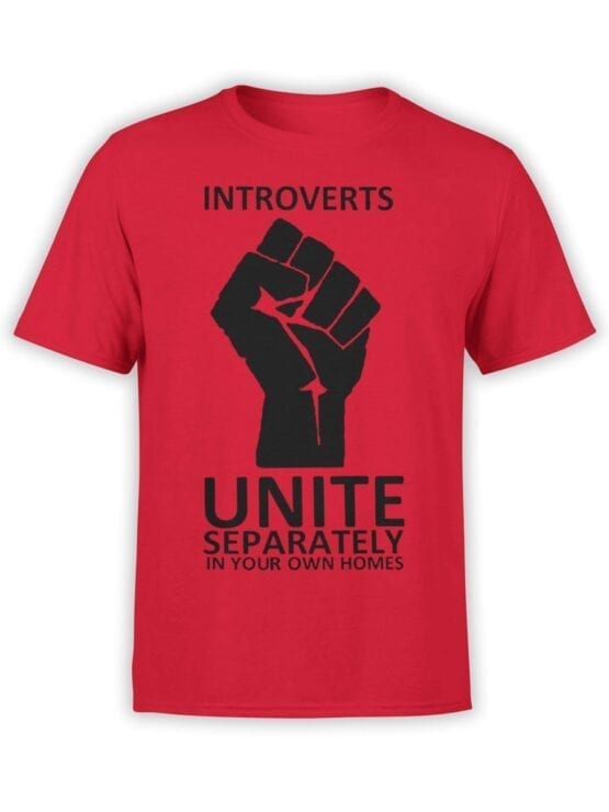 1835 Introverts T Shirt Front