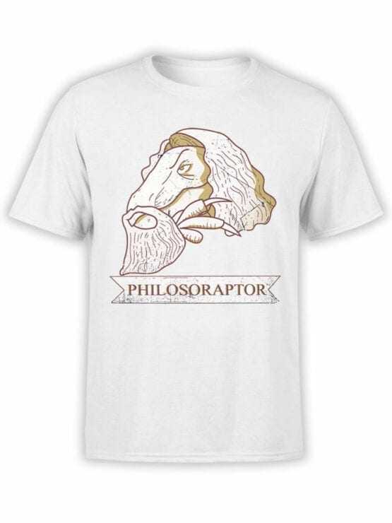 1839 Dinosopher T Shirt Front
