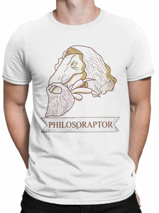 1839 Dinosopher T Shirt Front Man