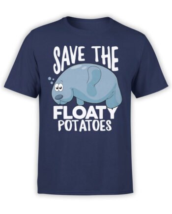 1847 Save the Floaty Potato T Shirt Front
