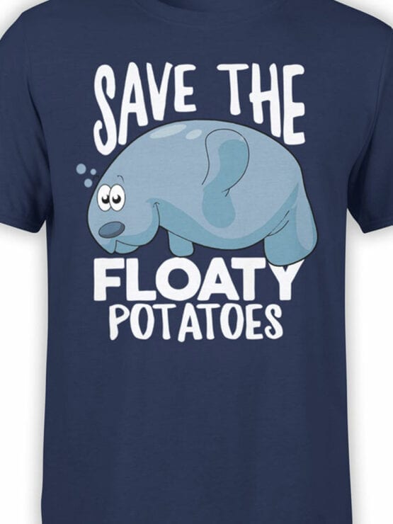 1847 Save the Floaty Potato T Shirt Front Color