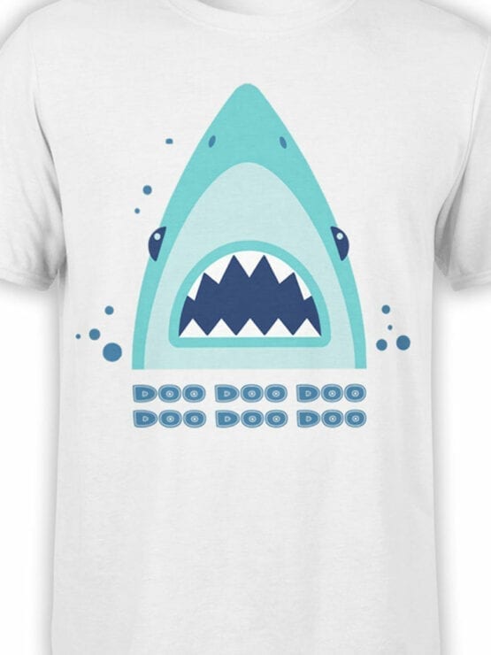 1850 Shark Doo Doo T Shirt Front Color