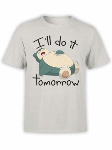 1852 Snorlax T Shirt Front