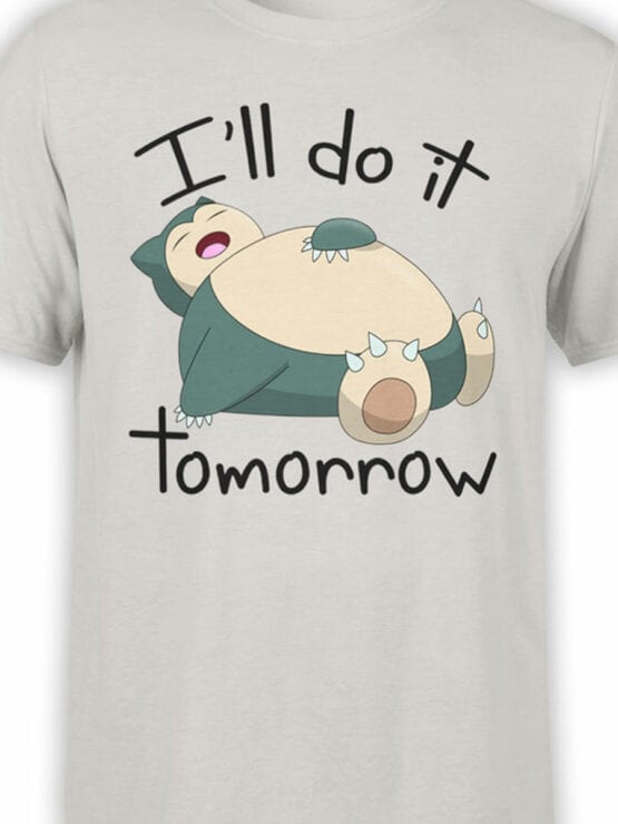 1852 Snorlax T Shirt Front Color