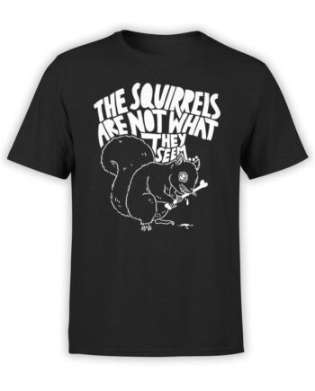 1860 Scary Squirrels T Shirt Front