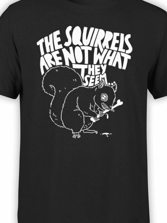 1860 Scary Squirrels T Shirt Front Color