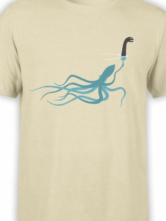 1861 Loch Ness Monster T Shirt Front Color