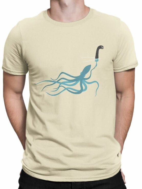 1861 Loch Ness Monster T Shirt Front Man