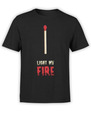 1865 Light My Fire T Shirt Front
