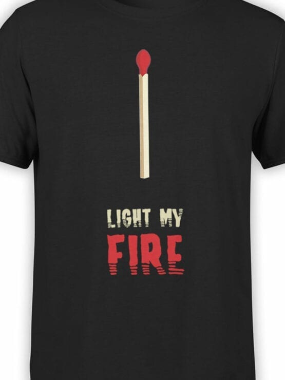 1865 Light My Fire T Shirt Front Color
