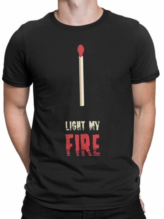 1865 Light My Fire T Shirt Front Man