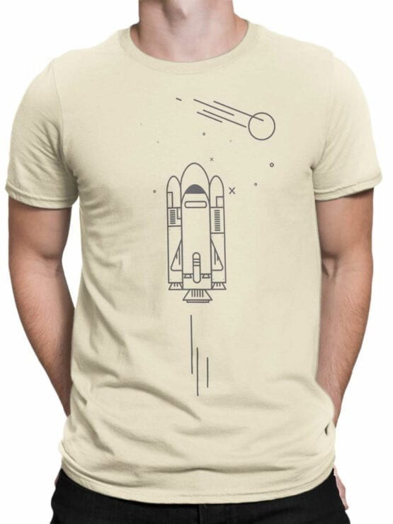 1868 Spaceship Icon T Shirt Front Man
