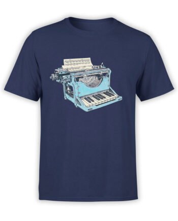1869 Musical Typewriter T Shirt Front