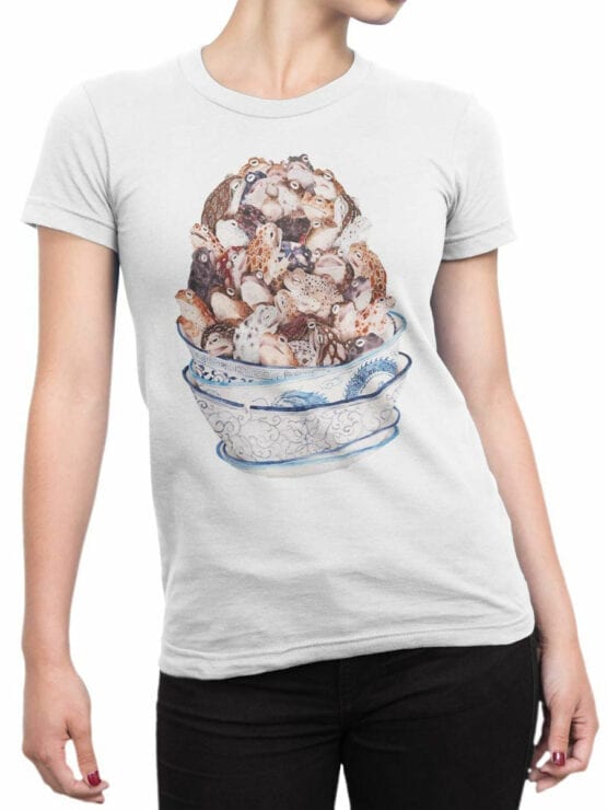 1876 Bowl of Toads T Shirt Front Woman