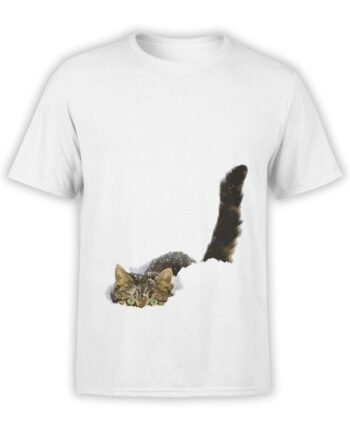 1877 Cat in the Snow T Shirt Front