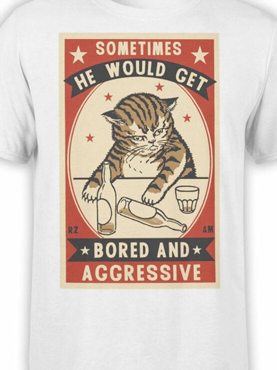 1886 Bored and Aggressive T Shirt Front Color