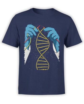 1898 Knitting DNA T Shirt Front