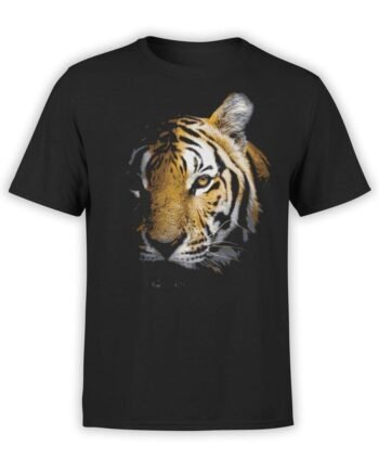 1899 Tiger Face T Shirt Front