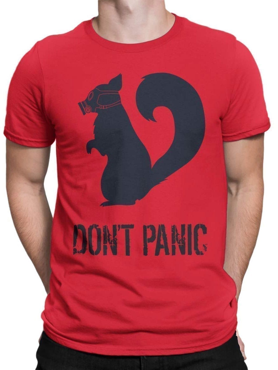 1900 Dont Panic T Shirt Front Man