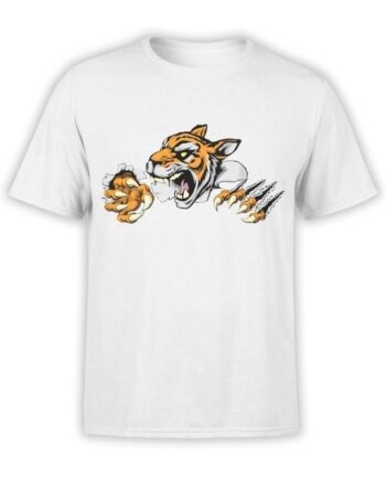 1903 Angry Tiger T Shirt Front