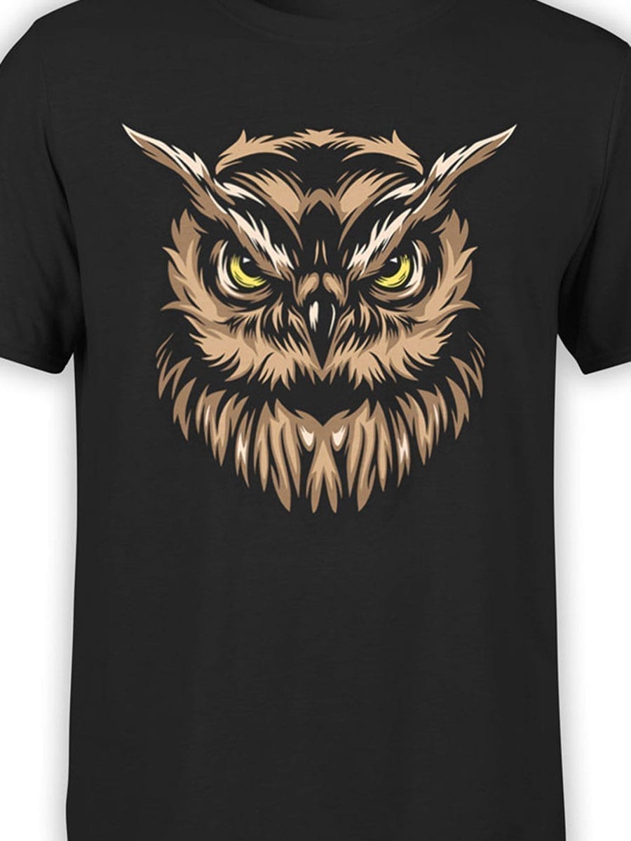 1931 Angry Owl T Shirt Front Color