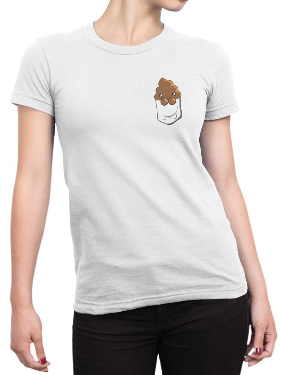 1938 Pocket Shit T Shirt Front Woman