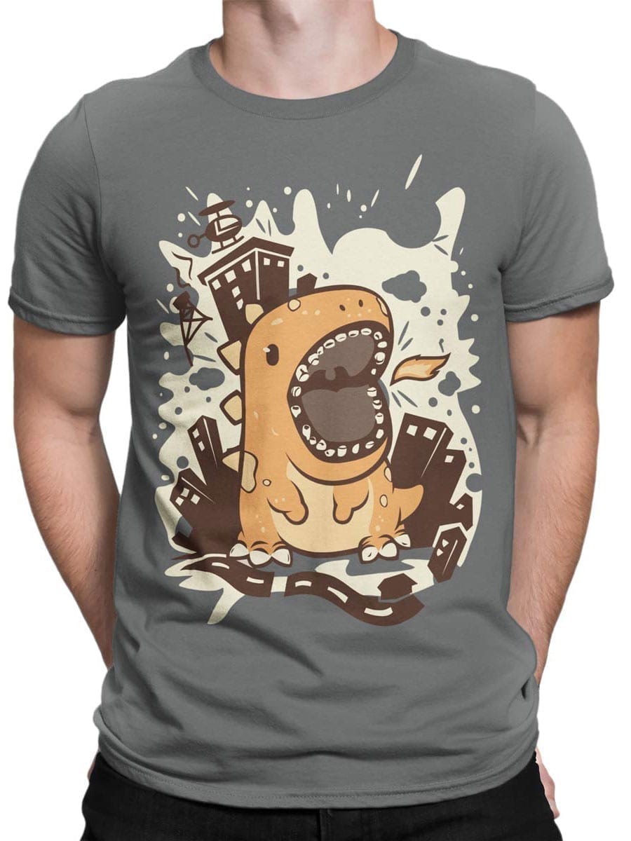 1943 Cute Godzilla T Shirt Front Man