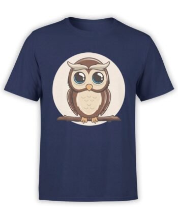 1951 Cute Owl T Shirt Front