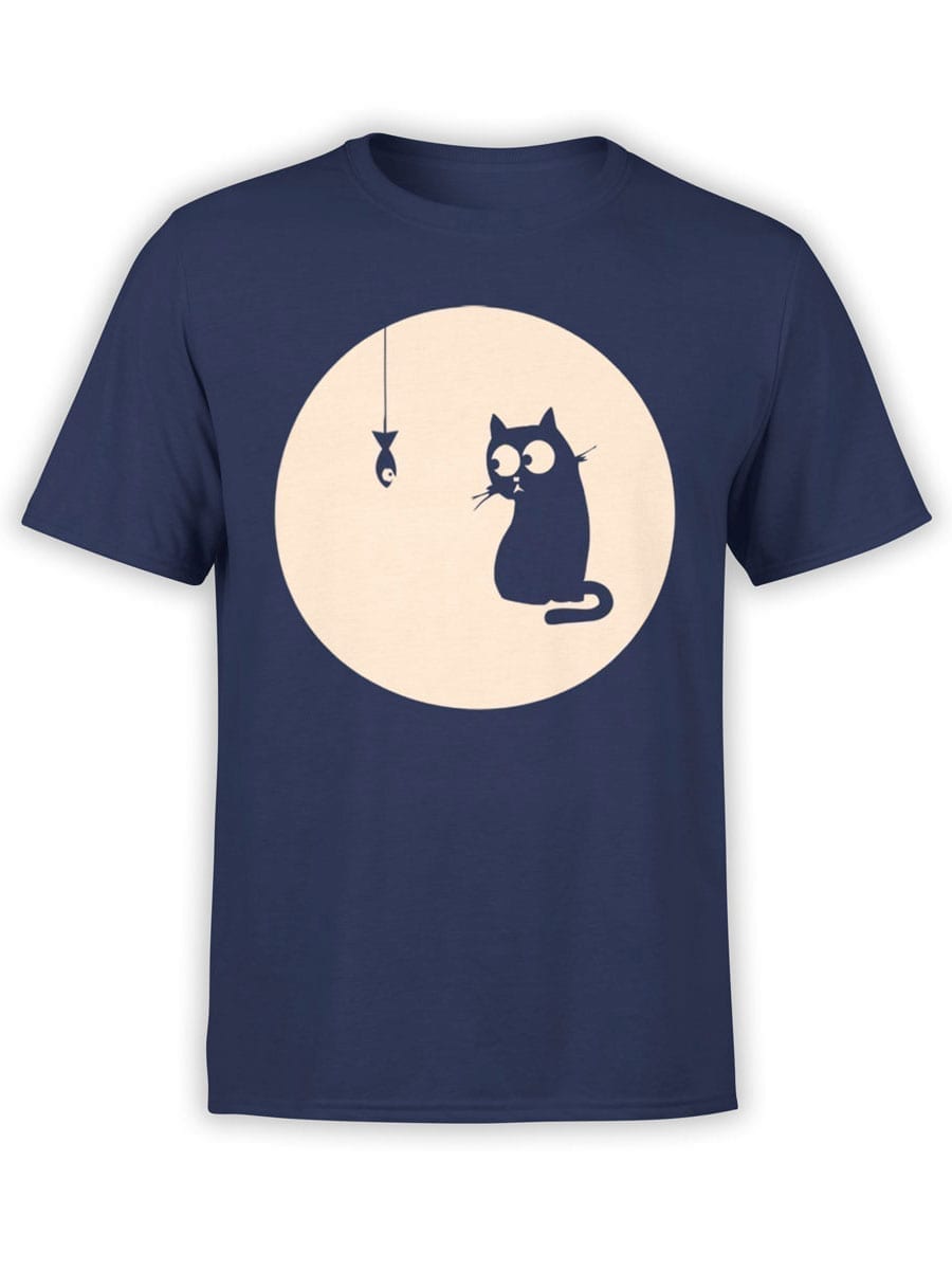 1954 Cat and Fish T Shirt Front