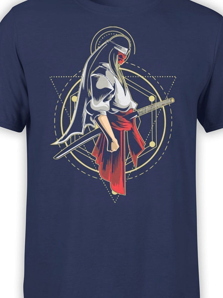 1959 Samurai Geometry T Shirt Front Color