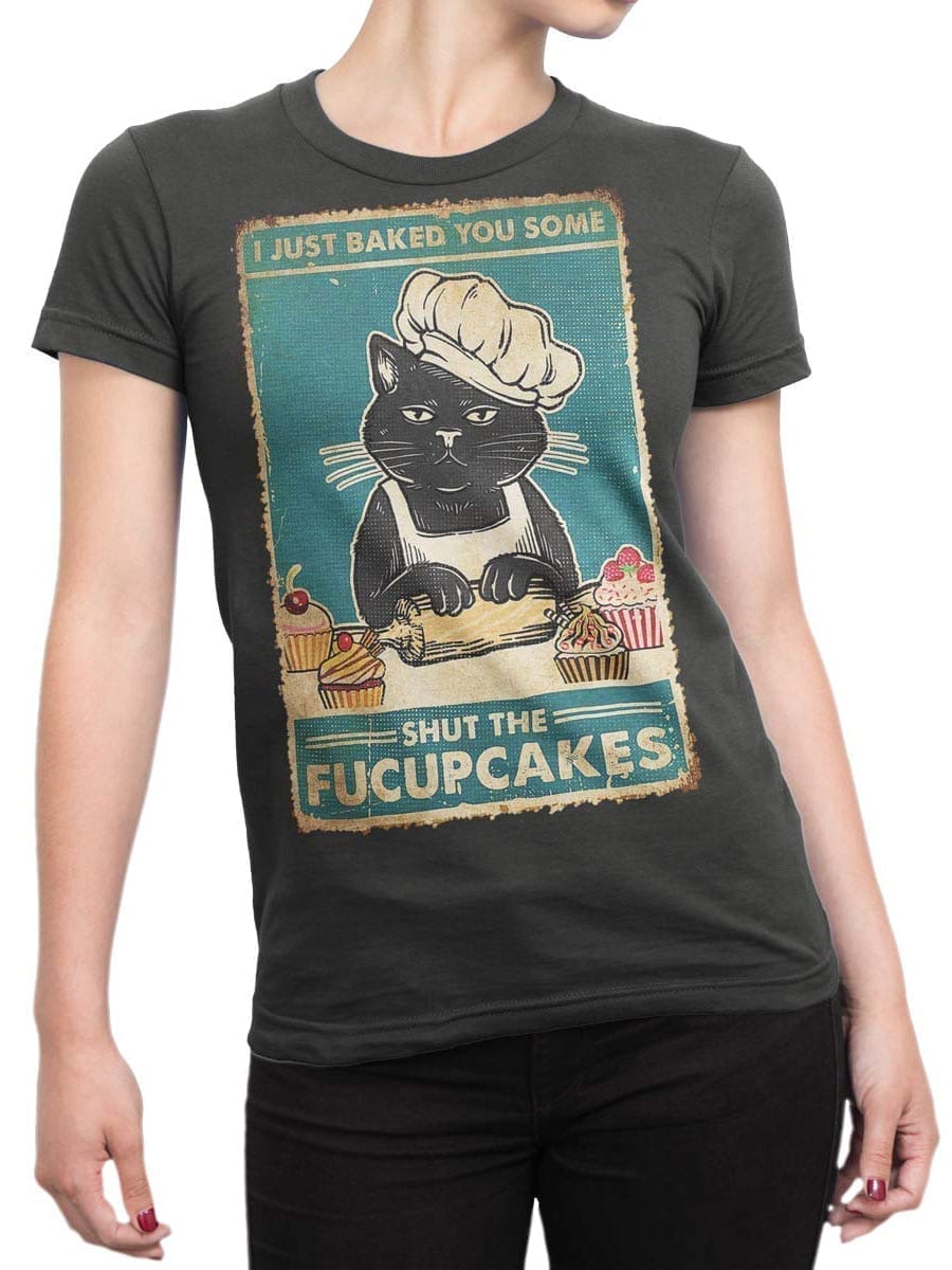 1965 Fucupcakes T Shirt Front Woman