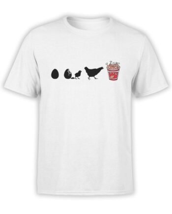 1966 Chikenolution T Shirt Front