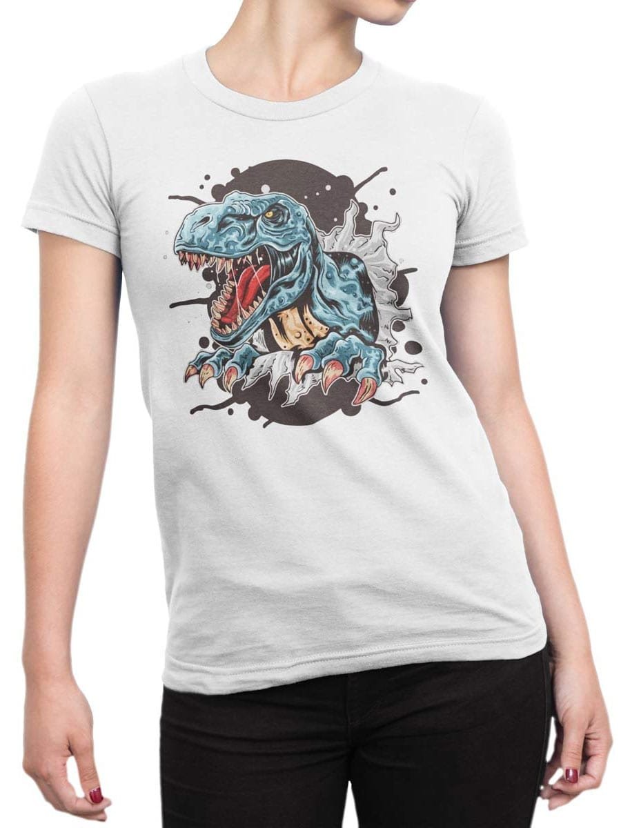 1981 Tyrannosaur T Shirt Front Woman