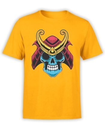 1983 Samurai Skull T Shirt Front