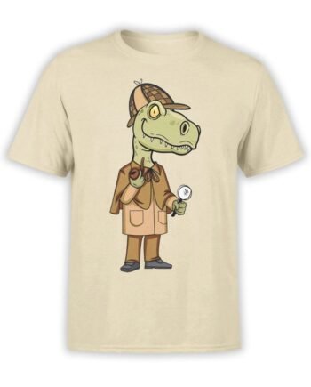 1985 Sherlok Dinosaur T Shirt Front