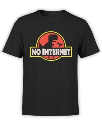 1990 No Internet T Shirt Front