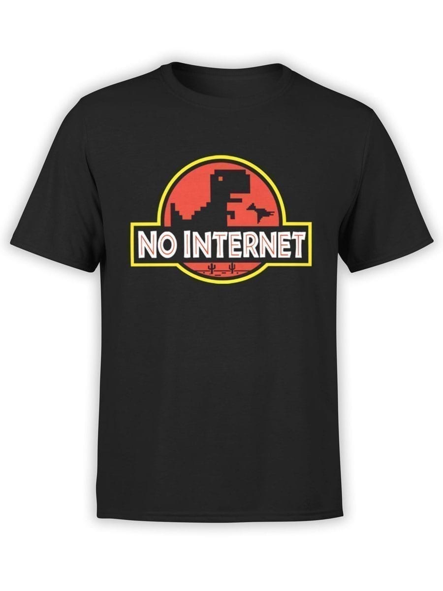 1990 No Internet T Shirt Front